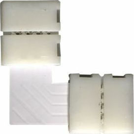 Aca Γωνιακό Connector για Ταινίες LED 90° για Μονόχρωμη LED Ταινία 2835 2835CORN