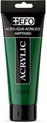 +Efo Acrylic Set Culori Acrilice Pictură în culoarea Verde 418 Verde închis 75ml 1buc 388418