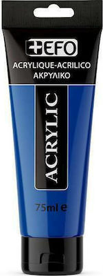 +Efo Acrylic 75ml 412 Cobalt Blue