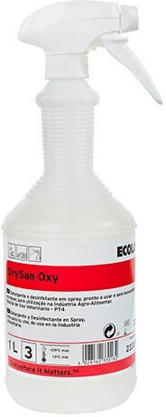 Ecolab DrySan Oxy Cleaning Spray General Use Disinfectant 1lt