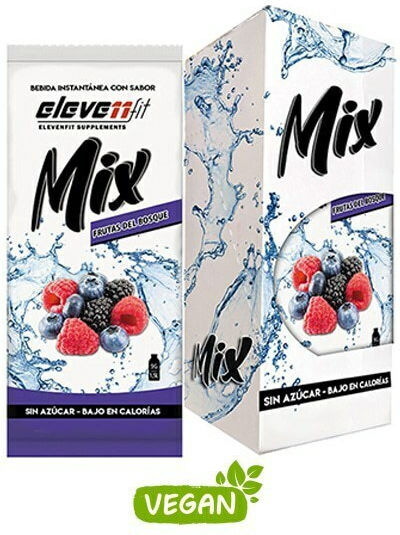 Eleven Fit Χυμός σε Σκόνη Mix Frutas Φρούτα του Δάσους Χωρίς Ζάχαρη 9gr 12τμχ