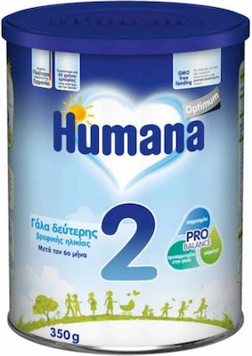 Humana Formula de lapte Optimum 2 Pro Balance pentru 6m+ 350gr