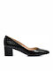 Envie Shoes Pointed Toe Black Medium Heels