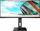 AOC CU34P2A Ultrawide VA Gebogen Monitor 34" QHD 3440x1440 mit Reaktionszeit 4ms GTG