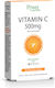 Power Of Nature Vitamin C with Stevia Βιταμίνη για Ενίσχυση του Ανοσοποιητικού, τo Δέρμα & Αντιοξειδωτική δράση 500mg 36 μασώμενες ταμπλέτες