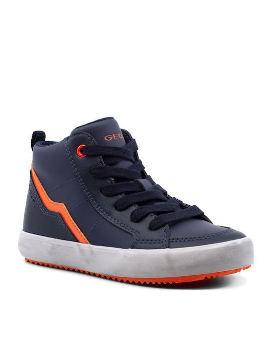 Geox Παιδικό Sneaker High Alonisso για Κορίτσι Navy Μπλε