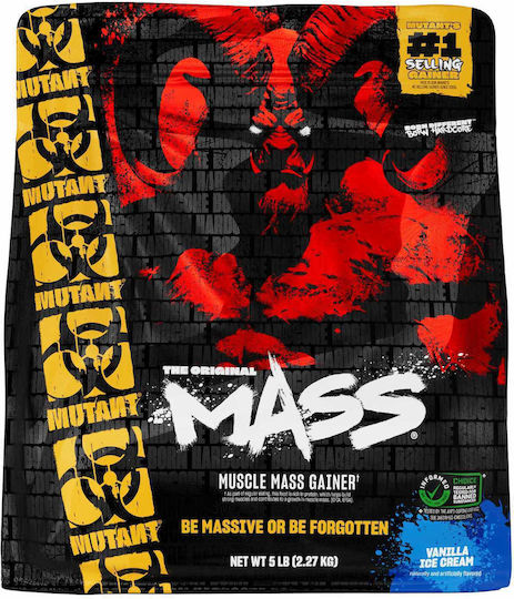 Mutant Mass Muscle Mass Gainer με Γεύση Vanilla Ice Cream 2.27kg
