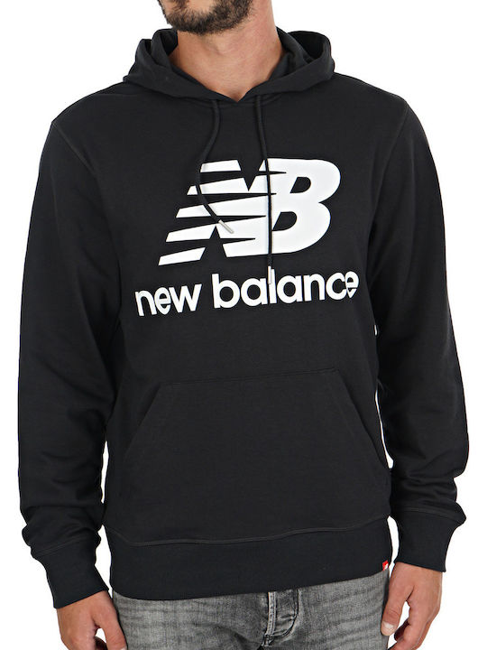 New Balance Hanorac cu Glugă Negru