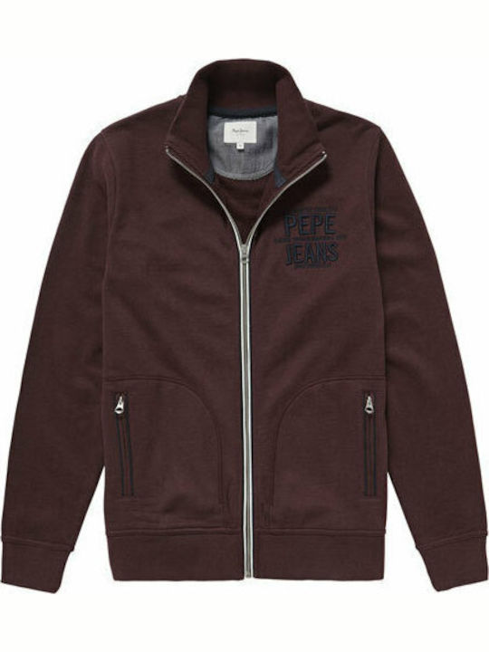 Pepe Jeans Tristam Ζακέτα Μπορντό