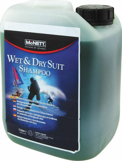 McNett Wet & Dry Suit Shampoo Divers' Care Accessories Shampoo Cleaner for Wetsuits 5L.