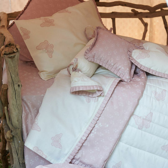Down Town Home Cotton Baby Quilt Dreamland 116 95x145cm Pink