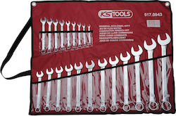Ks Tools Deutsche Polygon-Schlüssel-Set Abgewinkelt 21 Stück Mit Größe Von 6mm Bis 32mm