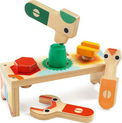 Djeco Kids Workbench Πάγκος Μαραγκού made of Wood