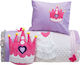 Das Home Princess 6398 Baby Quilt Set Cotton Multicolour 110x150cm