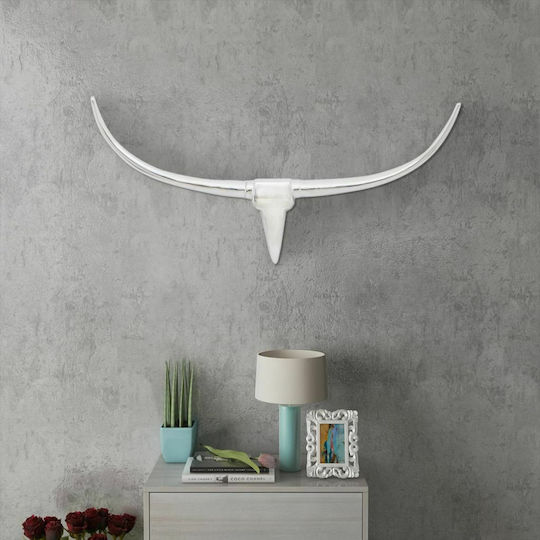 vidaXL Cap De Taur Pentru Perete 96x10x44cm