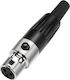 Adam Hall Plug XLR female Black (7919)