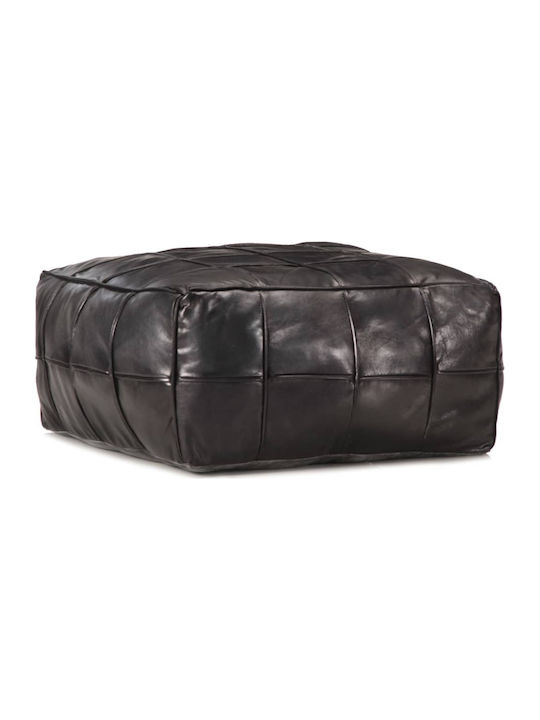 Πуф За табуретка Черно 60x60x30см