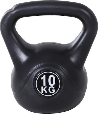 HomCom Kettlebell από PVC 10kg Μαύρο