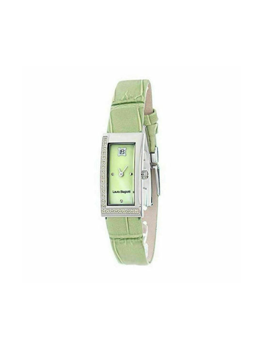 Laura Biagiotti Uhr mit Grün Lederarmband LB0011S-04Z
