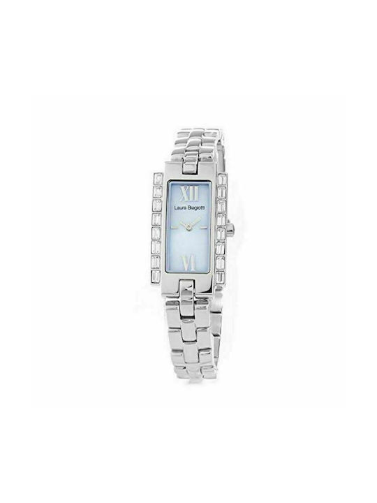 Laura Biagiotti Uhr mit Silber Metallarmband LB0018L-02Z