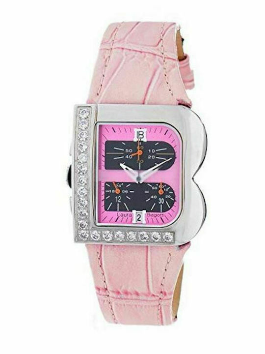 Laura Biagiotti Women's Watch with Pink Leather...