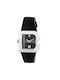 Laura Biagiotti Watch with Black Leather Strap