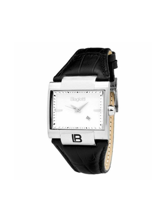 Laura Biagiotti Watch Battery with Black Leather Strap LB0034M-03