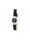 Laura Biagiotti Watch with Black Leather Strap LB0019L-TRI