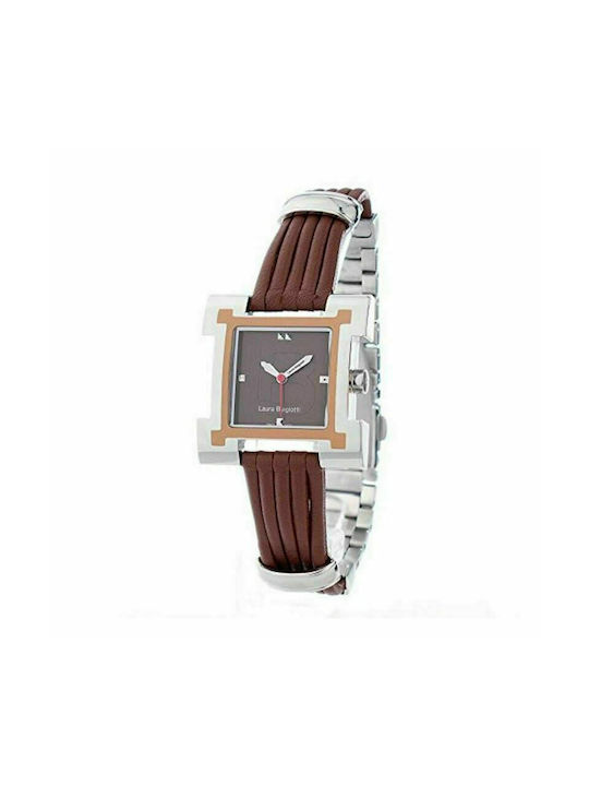 Laura Biagiotti Uhr mit Braun Lederarmband LBSM0039L-05