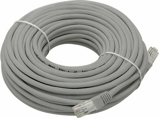 U/UTP Cat.5 (100Mbps) Καλώδιο Δικτύου Ethernet 30m Γκρι