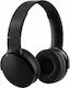 T'nB Single Bluetooth Wireless On Ear Headphones with 8 hours of Operation Black