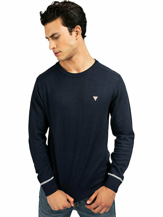 Guess M0BR08Z2PL-G720 Men's Long Sleeve Blouse Navy M0BR08Z2PL0-G720