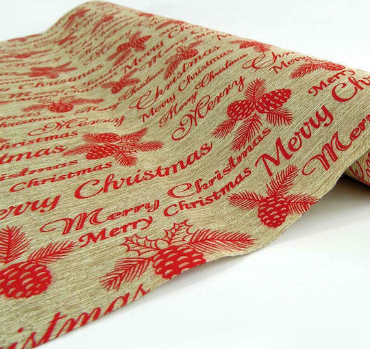 Eurolamp Christmas Ribbon Beige 1pc