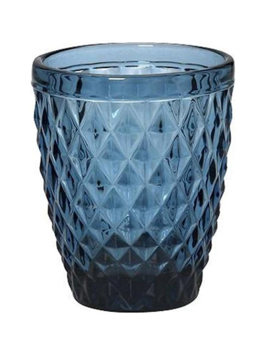 Espiel Tristar Glas Whiskey aus Glas in Blau Farbe 220ml 1Stück