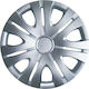 Croatia Cover Car Hubcap Set 15" 4pcs Silver