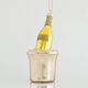 Eurolamp Christmas Glass Bottle Ornament Gold 6.5x13.2cm