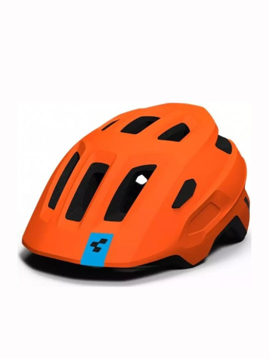 CUBE Linok Enduro X Actionteam Art Kids' Helmet for Mountain Bike Orange with MIPS Protection & LED Light