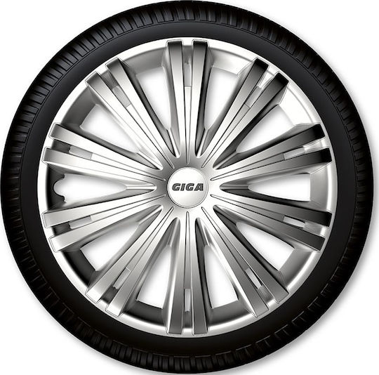 Autoline Auto Radkappen Set Argo Giga 4Stück 13" Silber