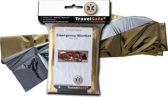 Travelsafe Safety Aluminium Survival Blanket 210x160cm