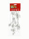 Marhome Christmas Garland Silver 1pc