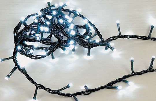 400 Lights LED 23m. Cold White in String 1pcs