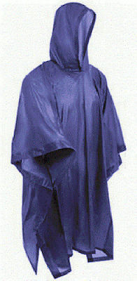 Compass Poncho PVC Dark Blue