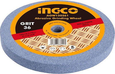 Ingco AGW150801 Πέτρα Λείανσης Δίδυμων Τροχών P80 150mm