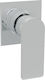 Teorema Xs Built-in Faucet Mixer for Shower 1 Exit Chrome