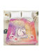 Beauty Home Kids Velvet Blanket Unicorn 160x220cm Multicolour