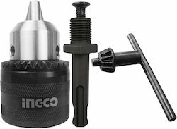 Ingco KC1301.1 Mandrină cu cheie & Adaptor SDS (1/2") 13"