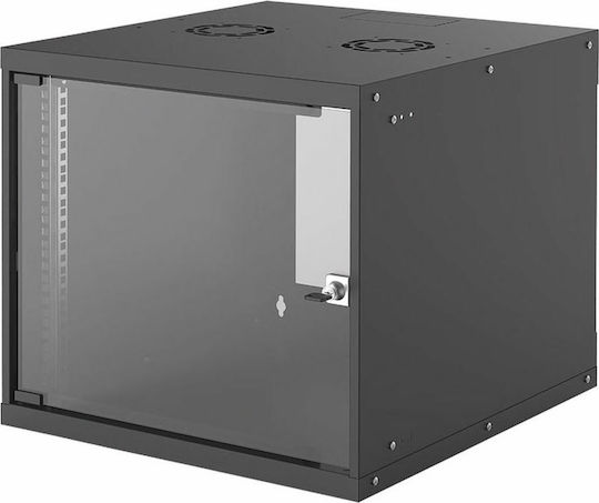 Intellinet Επιτοίχια Καμπίνα Rack 9U Ασυναρμολόγητη 56x54x48.7cm Μαύρο 714808