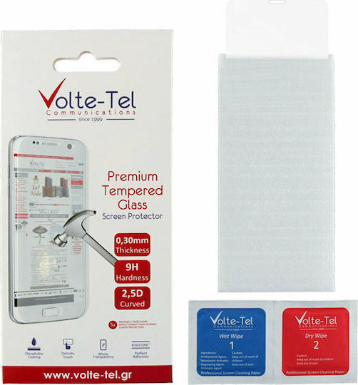 Volte-Tel 9H 0.30mm 2.5D Vollflächig gehärtetes Glas (Galaxy Xcover 4s) 8275579