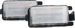 M-Tech Φώτα Πινακίδας Led 12V για Nissan Pulsar 2τμχ