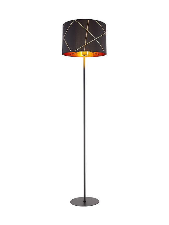 Globo Lighting Bemmo Floor Lamp H151xW38cm. with Socket for Bulb E27 Black